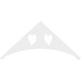 thumbnail image 2 of Ekena Millwork 60"W x 27 1/2"H x 1"P (11/12) Pitch Winston Architectural Grade PVC Gable Pediment, 2 of 5