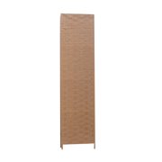 FDW 4 Panel Simple Pastoral Style Foldable Porch Living Room Office Room Divider,Nature