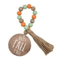 thumbnail image 1 of Thanksgiving Tassel Beaded Autumn Wood Bead String DIY Tray Decoration, 1 of 8