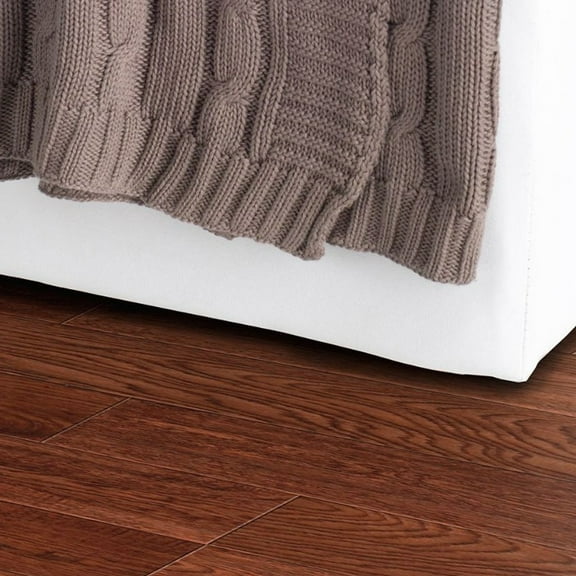 HomeRoots 518770 Brown Knitted 100 Percent Cotton Throw Blanket