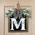 thumbnail image 6 of Rkxzt House Number Personalized Wooden Front Door Wreath Hanging Plaque with Custom Letter Monogram Decor Home Decor|Wood, 6 of 8
