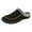 Black, variant on Men's House Slipper Indoor Barefoot Furry Slip on Shoes for Home Bedroom Travel Yoga