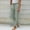 Green, variant on Summer Savings Clearance!Staron Striped Linen Pants Women Cotton Linen Straight Leg Pants Casual Drawstring Elastic Waist Trouser Pant with Pockets