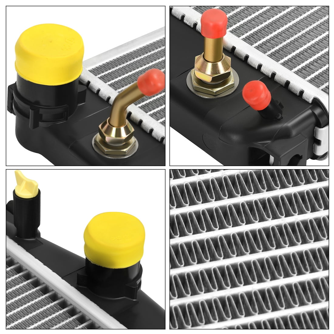 LEDKINGDOMUS  Direct Fit Radiator For 2006-2016 Toyota RAV4 2.4L/2.5L V6/3.5L Engines | OEM 16400-28570 CU2891 Compatible