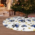 thumbnail image 6 of Yiaed Tractor And Vehicle Print Christmas Tree Skirt , Tree SkirtsTree Mat for Christmas Winter Holiday Indoor Decorations-48", 6 of 7