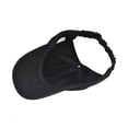 thumbnail image 4 of Minnieouse Gorra de béisbol para mujer, gorra deportiva con cola de caballo y ala parasol, hebilla ajustable de poliéster para correr al aire libre, Sombreros Negro Minnieouse AP019033-07, 4 of 6