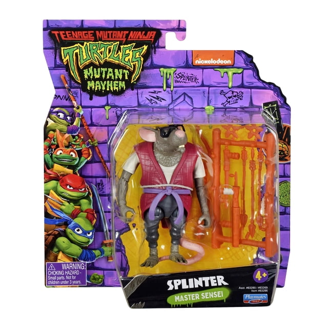 Figura de acción Teenage Mutant Ninja Turtles Splinter 12 cm