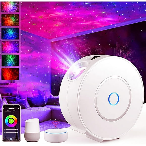 Star Projector JVYXOA Galaxy Lamp, aplicación inteligente con control de voz