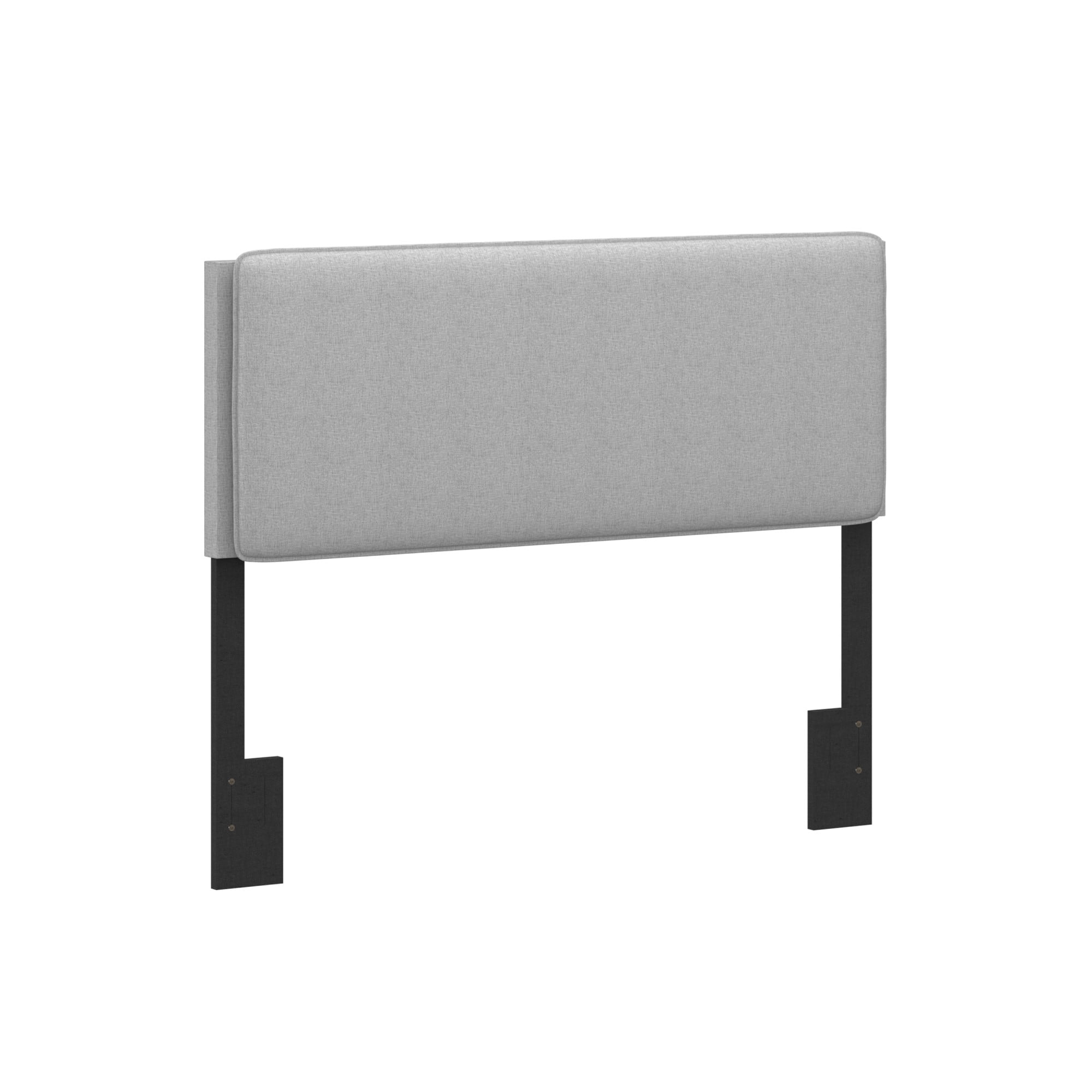 Hillsdale Furniture Emslie Full/Queen Upholstered Adjustable Headboard, Light Gray