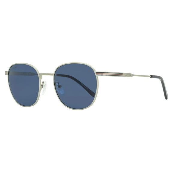 Lacoste Oval Color Stripe Sunglasses L251S 012 Matte Palladium 52mm