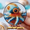 thumbnail image 4 of KOYPTL Bead Embroidery Kit - Beginner-Friendly Sea Creature Beaded Embroidery Kits DIY Animals Beadwork Craft Kits for Adults Full-Color Instruction Sheet for Craft Lover(1pc), 4 of 5