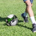 thumbnail image 4 of QualitChoice Réputation de Marque Taille Standard 5 Ballon de Soccer pour Joueurs Sérieux Ballon de Soccer Polyvalent Cousu à la Machine Blanc et Vert, 4 of 6