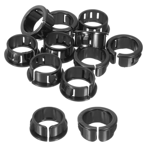 Cable Snap Bushing Grommets, 10Pack 21mm/0.83" Mount Dia Snap Bushing Grommet