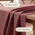 thumbnail image 6 of Sm:)e Royal Stewart Tartan Plaid Tablecloth, Rectangle 55 x 84 Inch, Wrinkle-Resistant & Machine Washable Classic Check Table Cover for Dinner/Party Decoration/Holiday, 6 of 7