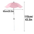 thumbnail image 3 of HCBY Plant Sunshade Umbrella 25.5 Inch Garden Parasol with Ground Stake for Potted Plants, 3 of 7