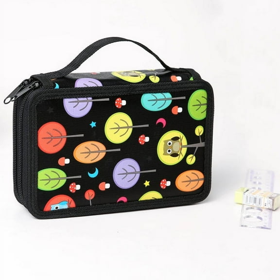 Spill-Proof Large Capacity Pencil Case - Multi-Color Trendy Style - Cartoon Animal Prints