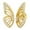 Gold, variant on 925 Sterling Silver Hollowed Out Butterfly Stud Earrings, Dainty Butterfly Earrings for Women