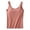 Pink, variant on Women's Built-In Bra Tank Top 2024 Summer Casual Crew Neck Sleeveless Camisole Padded Support Workout Athletic Top