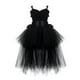 thumbnail image 5 of 1 Set Traje de vestido de tutú de Halloween Juego de vestido de tutú de malla Golden Wing Mesh Fairy Princess Conjunto de falda sin mangas para niñas Fiesta de Halloween Cosplay Tamaño 2, 5 of 6