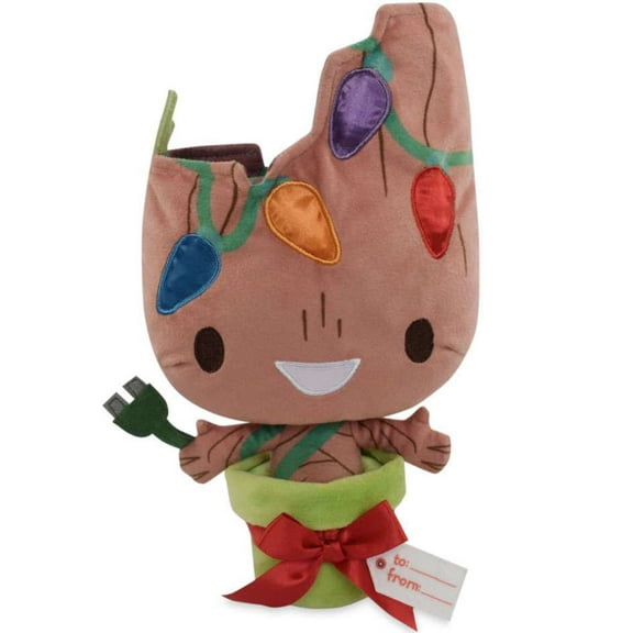 Disney Guardians of the Galaxy Groot Christmas Light-Up Holiday Plush New w Tag