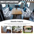 thumbnail image 3 of Uorisanigo RV Dinette Cushions Covers Blue Banana Leaf RV Sofa Cover Camper Seat Cushion Slipcovers 2 Piece Washable Rv Bench Seat Covers for Travel Trailer Couch, 3 of 7