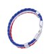 thumbnail image 1 of Pulsera trenzada de cuero de aleación con bandera nacional para hombre y mujer (Francia), 1 of 5