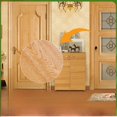 thumbnail image 3 of Muebles de madera maciza de curvatura natural, chapa de cuero, puerta de madera, sellado de bordes de haya, adhesivo, tela no tejida, 3 of 4