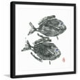 thumbnail image 2 of "Black Tang Twins" Framed Painting Print, 2 of 4