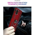 thumbnail image 6 of for Galaxy A71 5G Case, A71 5G Phone Case,[NOT for Verizon A71 5G UW] [Military Grade] Ring Car Mount Kickstand Hybrid Hard PC Soft TPU Shockproof Protective Case for Samsung Galaxy A71 5G (Red), 6 of 7