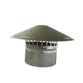 thumbnail image 4 of Chimenea de chimenea techo techo de ventilación instalación fácil impermeabilización cubierta de la lluvia cubierta de chimenea cubierta de chimenea Diámetro de salida 110 mm, 4 of 8