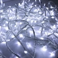 thumbnail image 3 of Serie de Luces La Merced  Mágica Luz Led Blanco 400 Focos 8 Funciones 18.5 m Transparente Plástico Alta Resistencia, 3 of 6