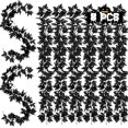 thumbnail image 1 of Guirnalda otoñal Helimoto para Halloween, paquete de 8 unidades, color negro, 14,4 m, con ganchos, 1 of 7