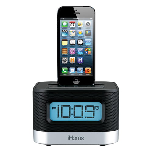 Ihome Charging Stereo Fm Clock Radio, Lightning Dock Alarm Clock