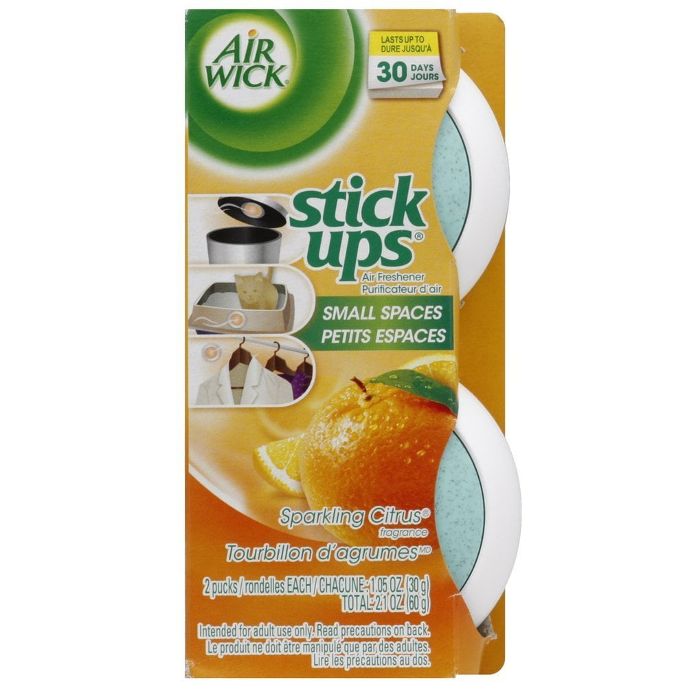 Air Wick Stick Ups Air Freshener, Sparkling Citrus, 2ct