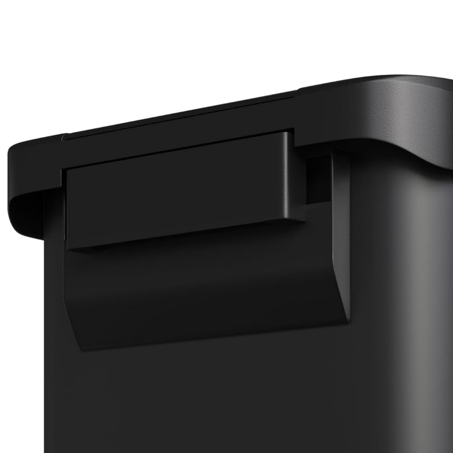 Garvee 21.13 Gallon Large Step-on Trash Can for Kitchen,  with Liner Rim & Soft Close Plastic Lid, Black
