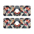 thumbnail image 7 of Yayeee Faucet Mat for Kitchen Sink 14.7" Diatomite Long Splash Guard Pad, Geometric Pattern, 2 Pack, 7 of 7