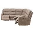 thumbnail image 5 of ACME Olwen Power Motion Sectional Sofa, Mocha Nubuck, 5 of 11