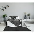 thumbnail image 2 of Garland Rug Skyline Shag Black Indoor Area Rug, 5' x 7', 2 of 7