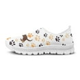 thumbnail image 3 of Psesaysky Cartoon Dachshund Printed Casual Shoes for Girls Women Slip on Breathable Comfortable Walking Shoes Non Slip Light Tennis Shoes for Girl Students Loafers White Sole Size 5.5, 3 of 7
