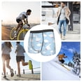 thumbnail image 5 of KLL Cute Goose On A Blue Sky Men's Cotton Boxer Briefs Underwear-Small, 5 of 8