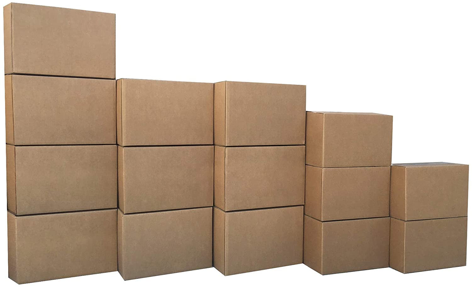 15 Boxes uBoxes 1 Room Economy Moving Kit Moving and Packing Supplies ECOBASICKT01 