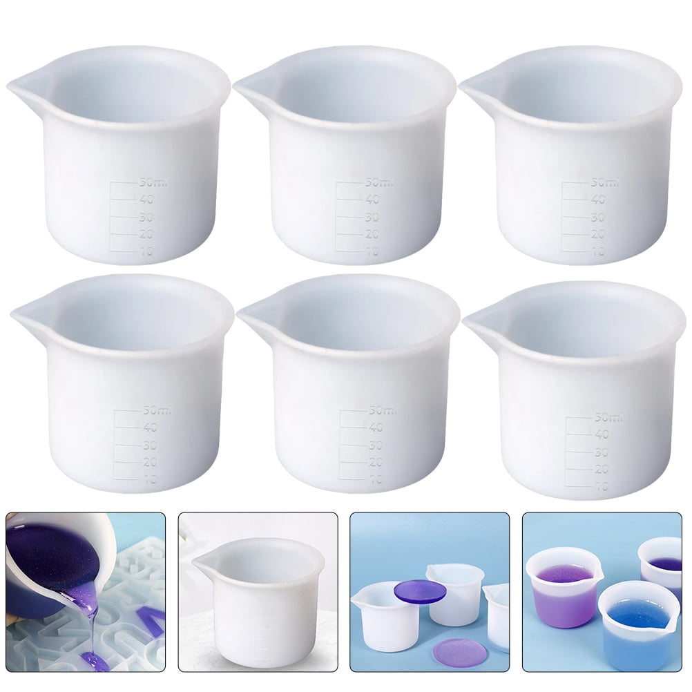 32 pcs  Epoxy Resin Mixing Cups Crafts Measuring Bowls with Scale DIY Color Modulation Tools