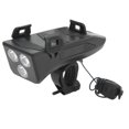 thumbnail image 1 of 4 In 1 Bike Lights, 5 Types Of Horn Sound Waterproof Power Bank Bicycle Lights With Horn For Outdoor Riding, 1 of 8