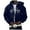 A-Navy1391, variant on XIAONU Men's Quarter Zip Sweatshirt Contrast Trim Deer Embroidery Pullover Cozy Casual Outdoor Pullover Top