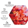 thumbnail image 4 of Bingfone Vintage Autumn Maple Leaves Leather Drinks Coasters With Set Of 6,Suitable For Home Kitchen,Coffee Cup Coasters Home Gift, 4 of 9