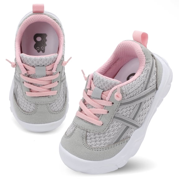Barerun Toddler Shoes Boys Girls Wide Toe Box Walking Shoes,Non Slip,Pull-On
