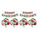 thumbnail image 1 of Banner Navideño Injueey Multicolor 1 Pancarta + 20 Globos, 1 of 6