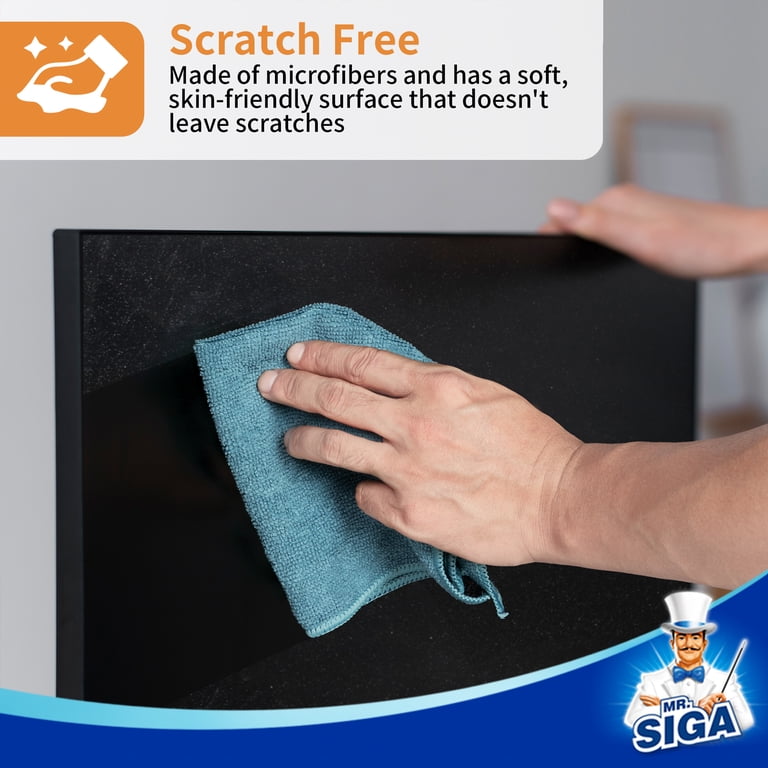 MR.SIGA Microfiber Cleaning Cloth, 50 Pack, 11.8-Inch photo 5