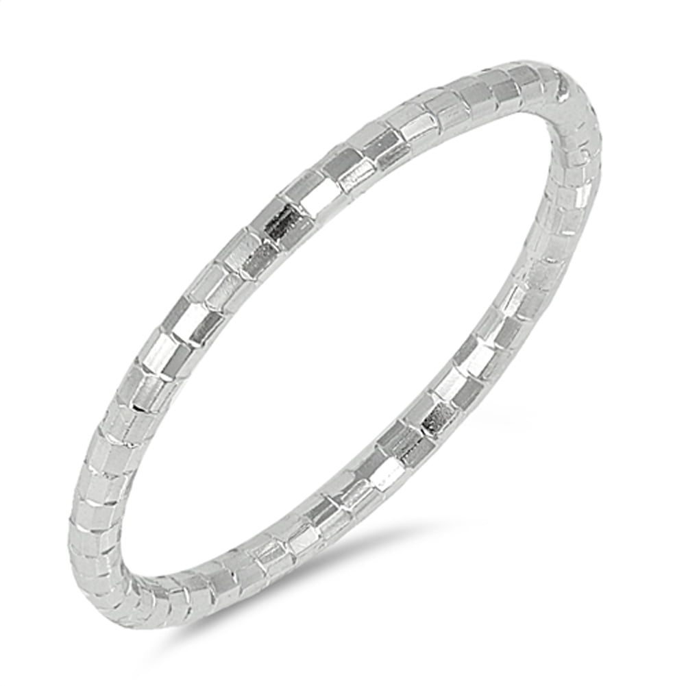 Stackable Ring Fatint - C In 0.208 Carat Round Cut 14ct White - Foto 4