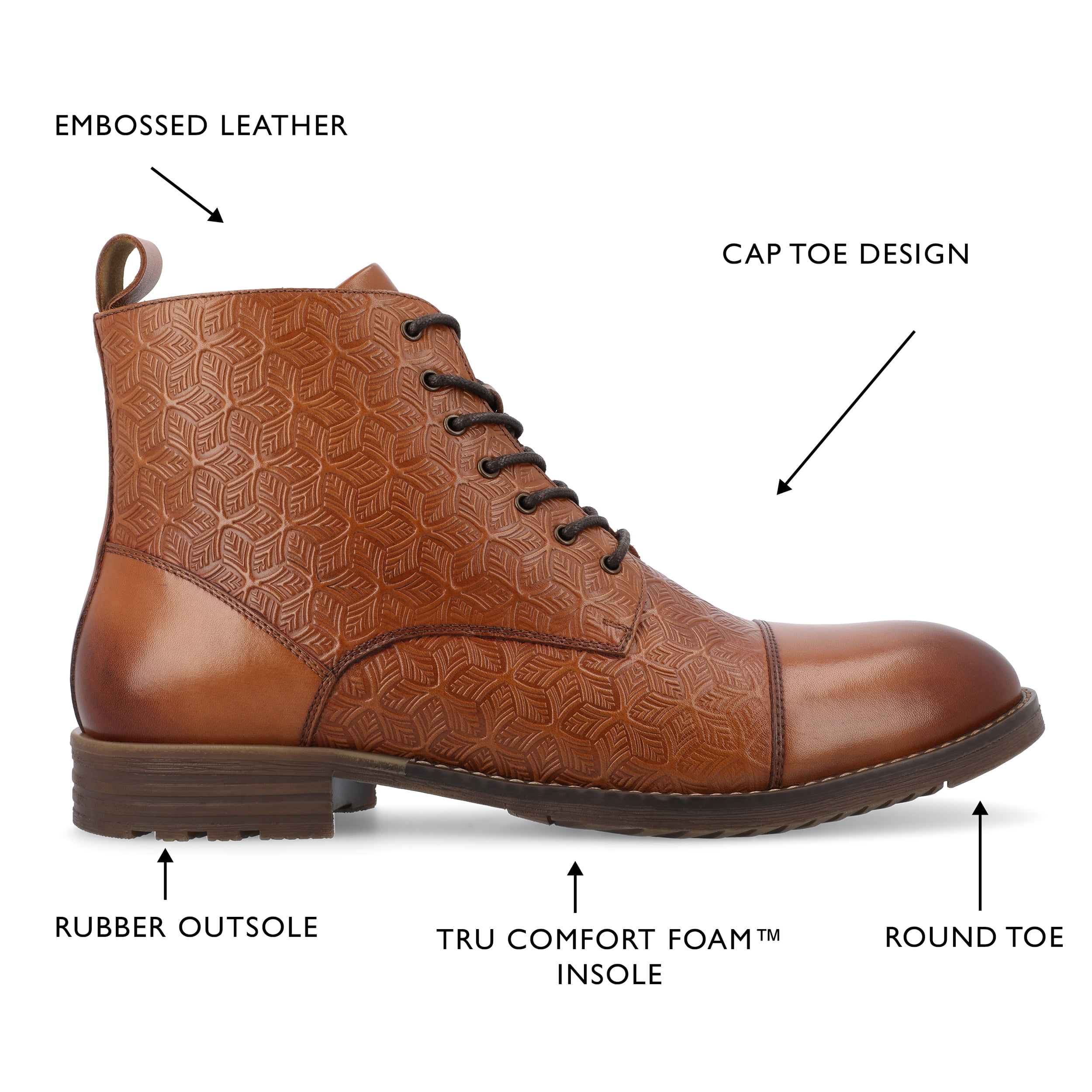 Thomas & Vine Kairo Cap Toe Ankle Boot